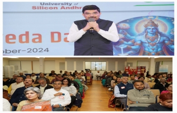 Consul General Dr. K. Srikar Reddy participated in the 9th Ayurveda Day celebrations organized by the Consulate General of India, San Francisco, in collaboration with the California Association of Ayurvedic Medicine (CAAM) on October 29, 2024, at Silicon Andhra University, Milpitas.